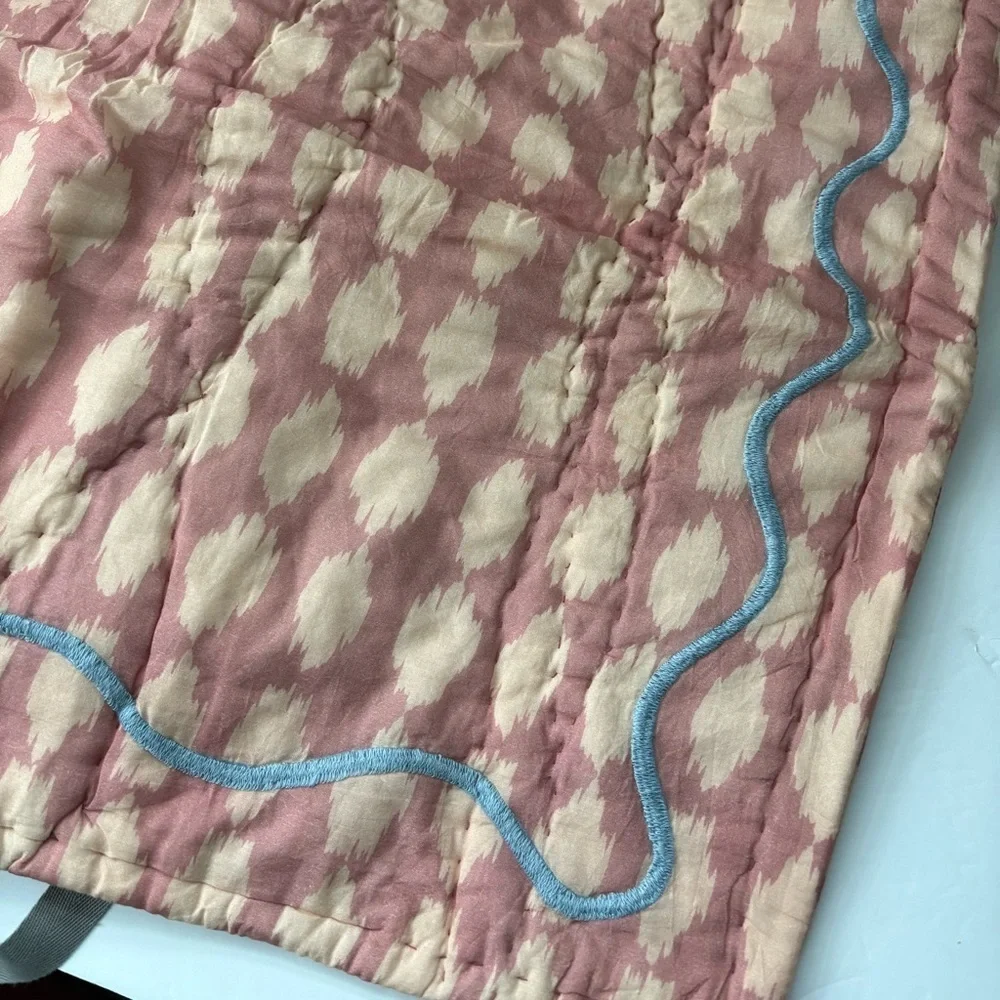NWOT Anthropologie Iluka Cotton Printed Floral Shams, Set of 2 Standard Shams